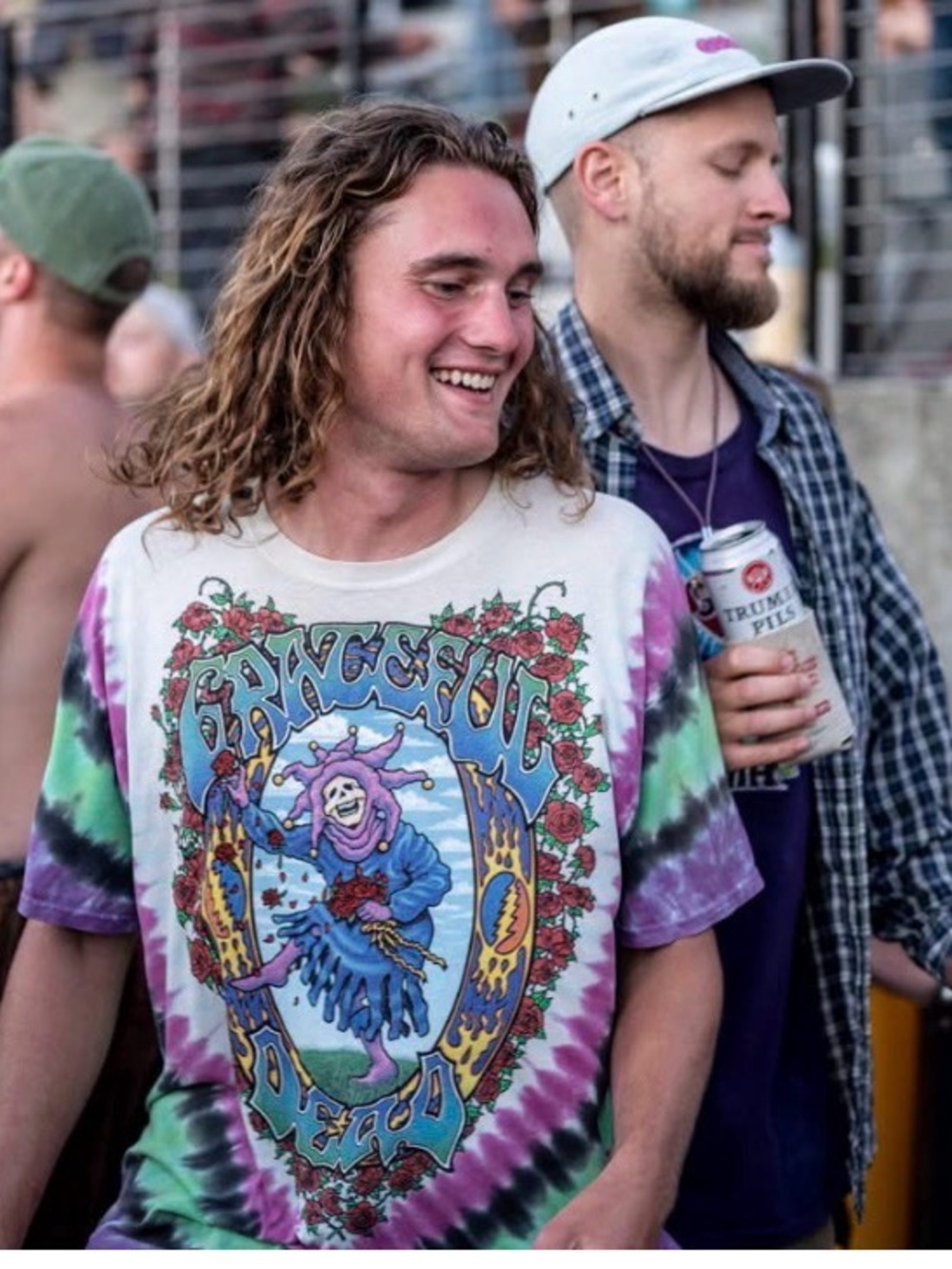 Vintage 1993 Grateful Dead Seasons Of The Dead Liquid Blue Shirt -L- Tie Dye 90s
